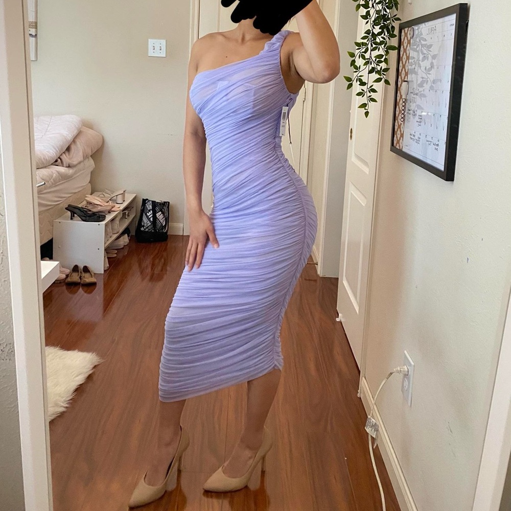 Aritzia Luxor One Shoulder Dress Size